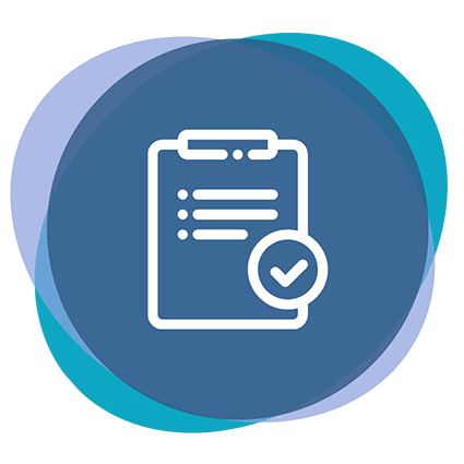 Icon of a website audit checklist.